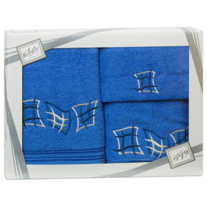 Махровые банные полотенца с вышивкой Valentini арт.80815 1119 (Португалия)