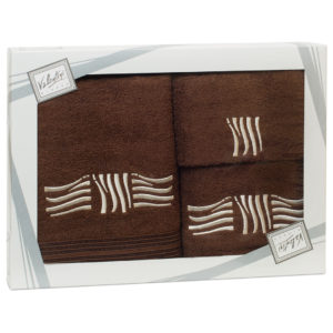 Махровые банные полотенца с вышивкой Valentini SEA 2 1183 (Португалия)