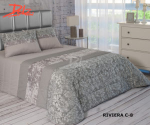 Покрывало на кровать Dolz (Испания) Riviera C8 Gris 250*270