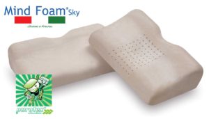 Подушка Ортопедическая Mind Foam Sky Japan 53 с выемкой под плечо чехол хлопок