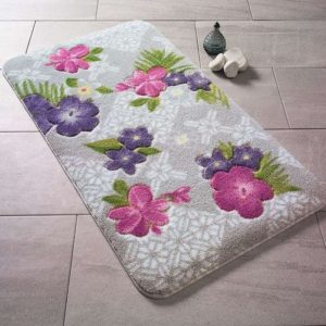 Набор ковриков для ванной комнаты Confetti Bella Tropical пурпурный