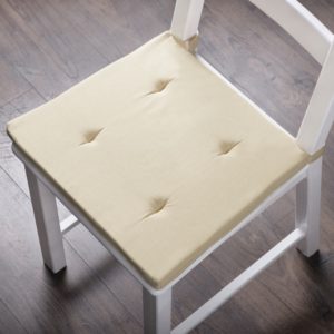 Комплект подушек для стула  Билли  37х42 см Кремовый