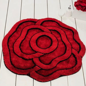 Коврик Castafiore Akril Pro forma Rose красный 90 диаметр