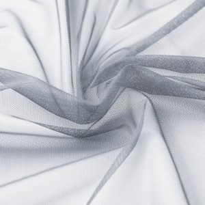 Декоративная ткань Сетка  Грик  300 см Серый