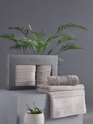 Комплект полотенец бамбук ARMOND Серый